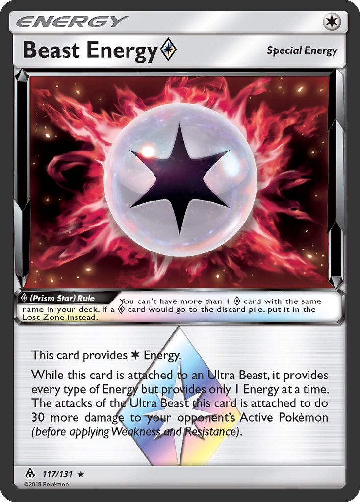 Forbidden Light Beast Energy Prism Star #117/131